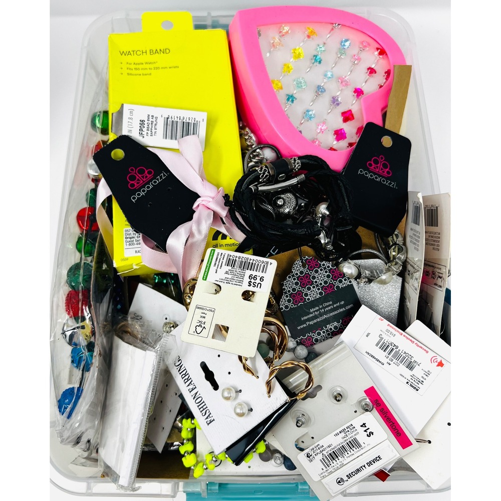 Mystery Jewelry Assorted New Necklace, Bracelet, Earring Lot of 3Lbs Wearable